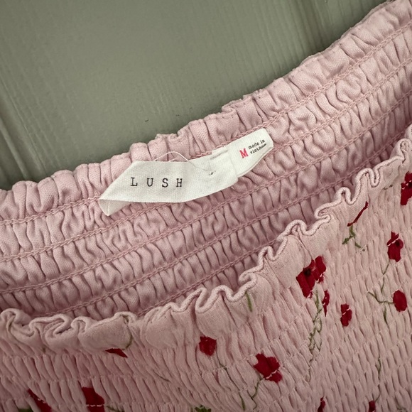 Lush Floral Midi Dress - Picture 3 of 4